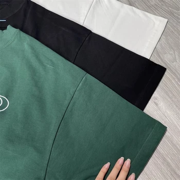 Новое 
 Черные футболки Cole Buxton для мужчин и женщин, повседневная простая футболка с полым логотипом CB с коротким рукавом Harajuku 4