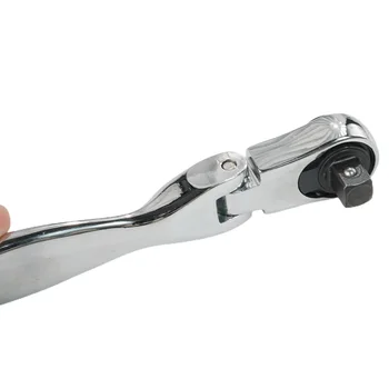 Совершенно новый храповой ключ-отвертка из хромованадиевой стали 6,35 мм для ремонта метрического одинарного торцевого ключа 4