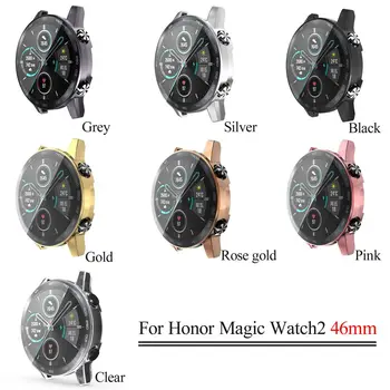 1 шт. для Honor Magic Watch 2-46 мм 360 Полное покрытие Мягкий защитный чехол для экрана из ТПУ Аксессуары для смарт-часов 5