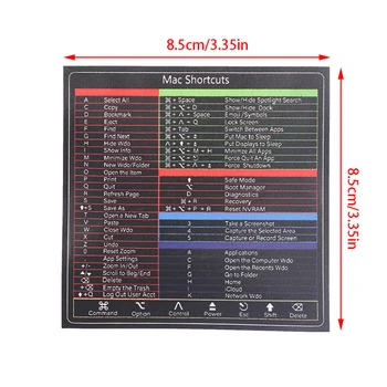1 шт. наклейки для быстрого доступа Дизайн для системы Mac OS Наклейка с сочетанием клавиш на 2022-2008 годы (13-16 дюймов) 5