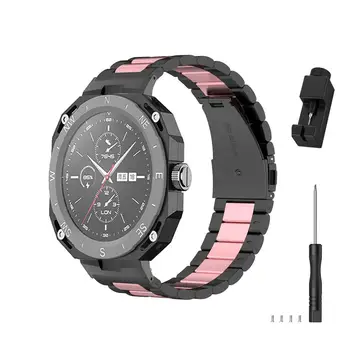 Сменный ремешок для часов из нержавеющей стали, совместимый с браслетом Huawei Watch Gt Cyber С инструментом для снятия 5