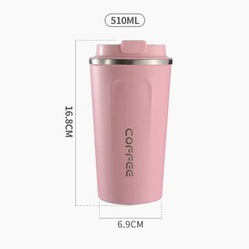 Термокружка Smart Thermo объемом 510 мл, кофейная чашка для кофе, светодиодный индикатор температуры, зеленый 5